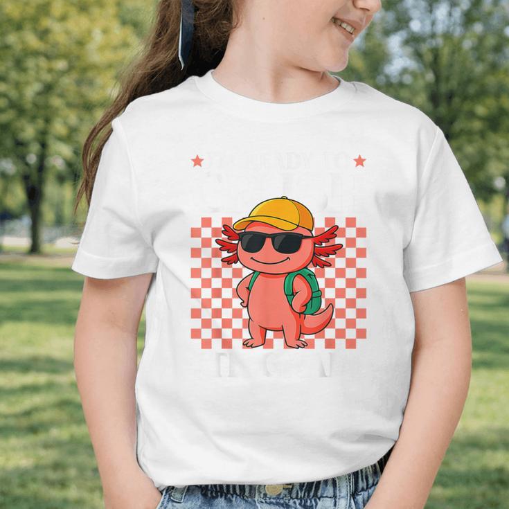 I'm Ready To Crush 7th Grade Axolotl Back To School Graphic Toddler T-Shirt I'm Ready To Crush 7th Grade Axolotl Back To School Graphic Toddler T-Shirt