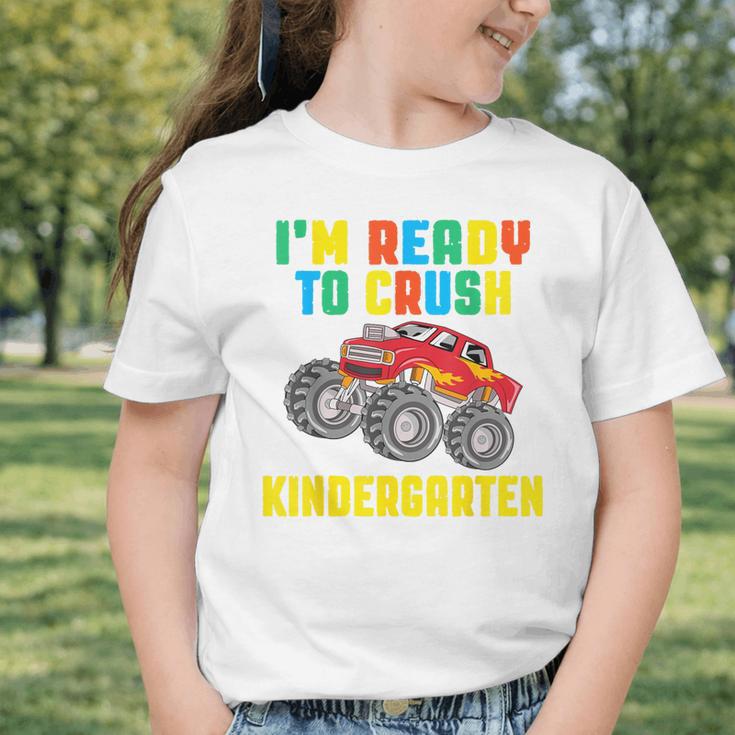 I'm Ready To Crush Kindergarten Dinosaur Back To School Boys Graphic Toddler T-Shirt I'm Ready To Crush Kindergarten Dinosaur Back To School Boys Graphic Toddler T-Shirt