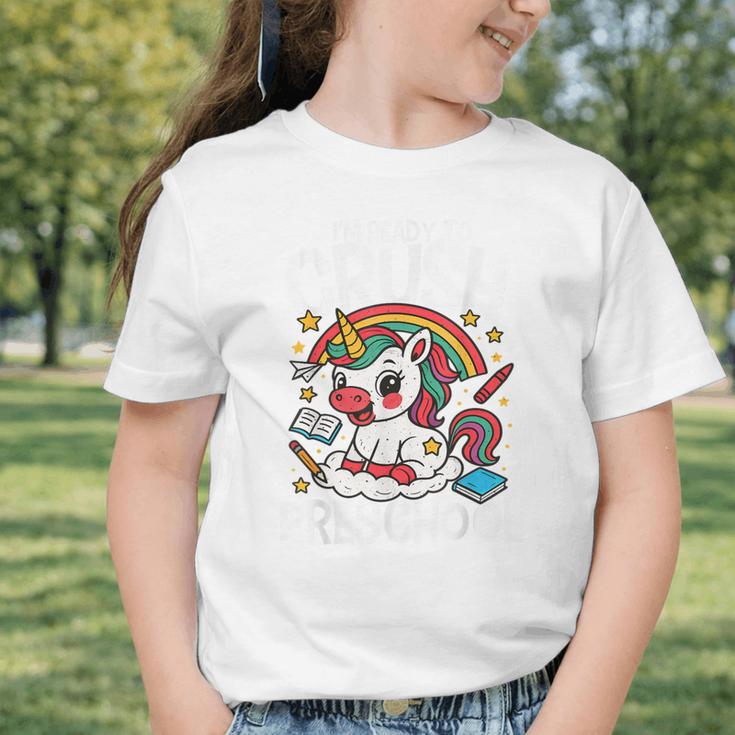 I'm Ready To Crush Preschool Unicorn Back To School Girls Graphic Toddler T-Shirt I'm Ready To Crush Preschool Unicorn Back To School Girls Graphic Toddler T-Shirt