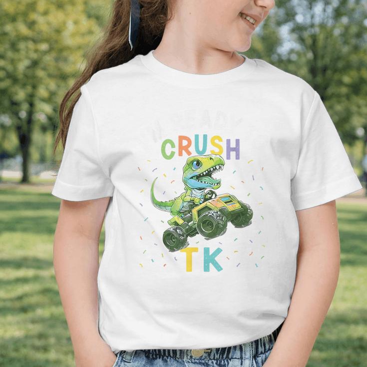 I'm Ready To Crush TK Dinosaur Back To School TK Kid Graphic Toddler T-Shirt I'm Ready To Crush TK Dinosaur Back To School TK Kid Graphic Toddler T-Shirt