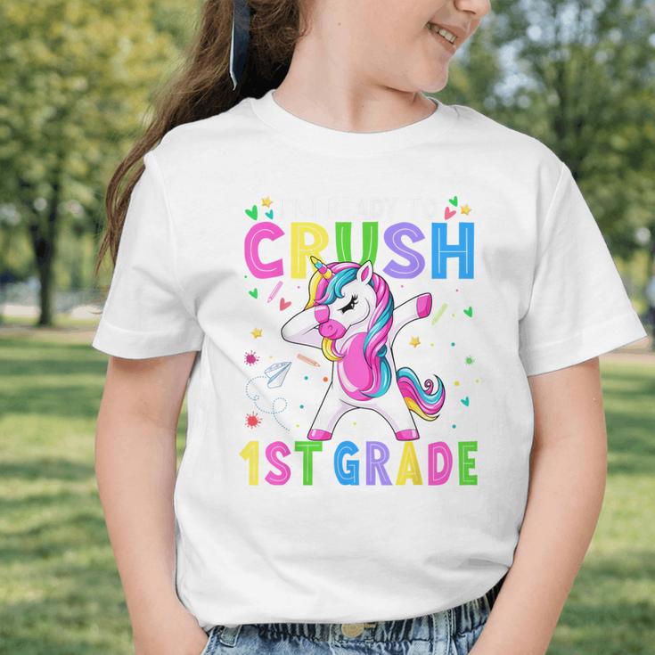 I'm Ready For First Grade Back To School 1st Grade Girls Graphic Toddler T-Shirt I'm Ready For First Grade Back To School 1st Grade Girls Graphic Toddler T-Shirt