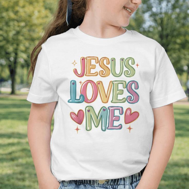 Jesus Loves Me Christian Kids Back To School Graphic Toddler T-Shirt Jesus Loves Me Christian Kids Back To School Graphic Toddler T-Shirt