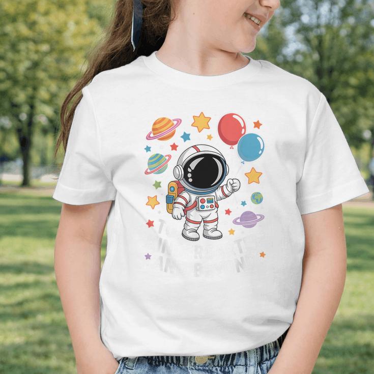 To Kindergarten And Beyond Astronaut Space Back To School Graphic Toddler T-Shirt