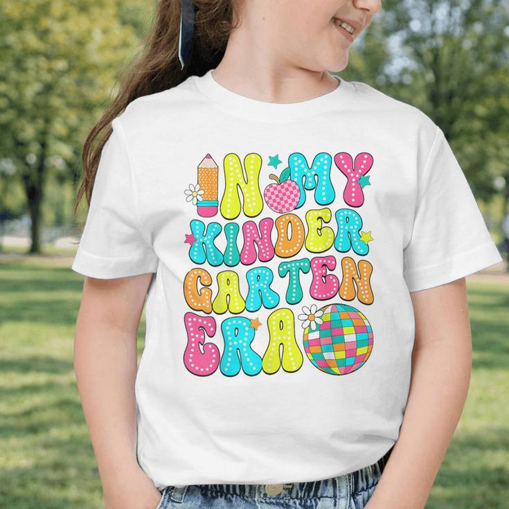 In My Kindergarten Era Groovy Back To School Graphic Toddler T-Shirt In My Kindergarten Era Groovy Back To School Graphic Toddler T-Shirt