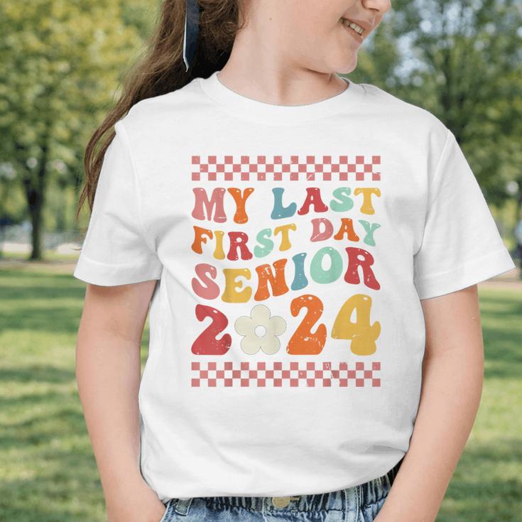 My Last First Day Senior 2024 Back To School Class Of 2024 Graphic Toddler T-Shirt My Last First Day Senior 2024 Back To School Class Of 2024 Graphic Toddler T-Shirt