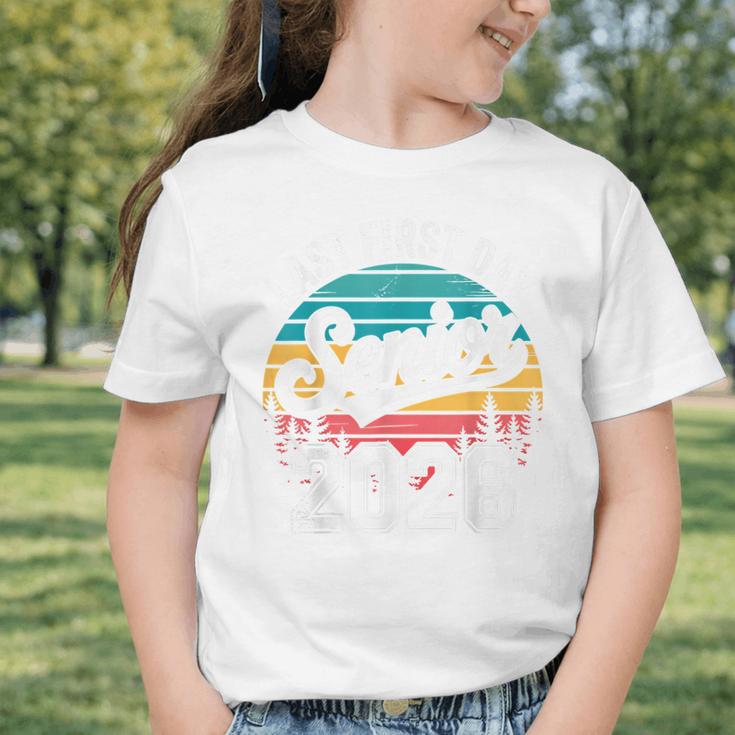 My Last First Day Senior 2026 Vintage Back To School Graphic Toddler T-Shirt