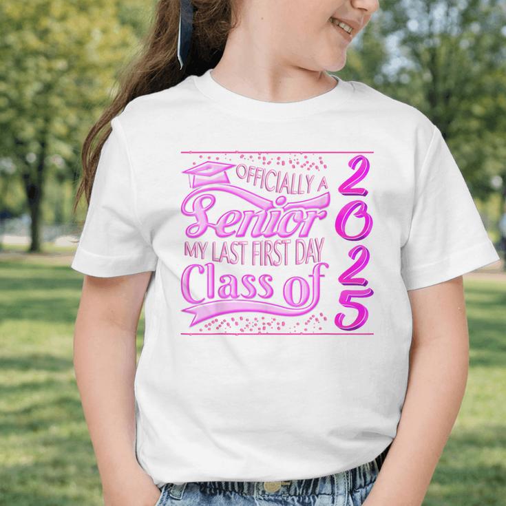 My Last First Day Senior Back To School 2025 Class Of 2025 Graphic Toddler T-Shirt