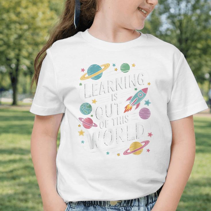 Learning Is Out Of This World Back To School Graphic Toddler T-Shirt