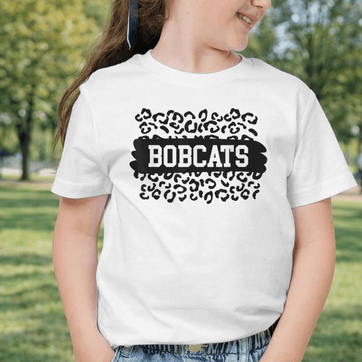 Leopard Bobcats School Spirit Fan Team Back To School Graphic Toddler T-Shirt