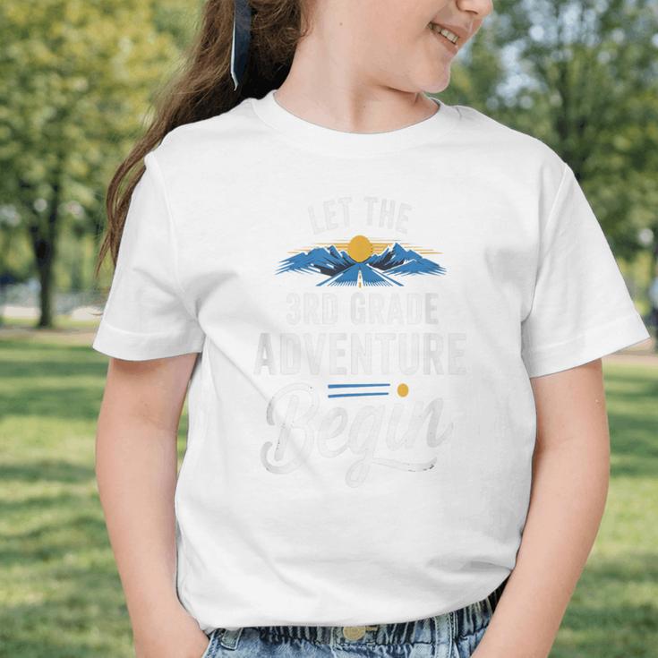 Let The 3rd Grade Adventure Begin Back To School Fun Graphic Toddler T-Shirt Let The 3rd Grade Adventure Begin Back To School Fun Graphic Toddler T-Shirt