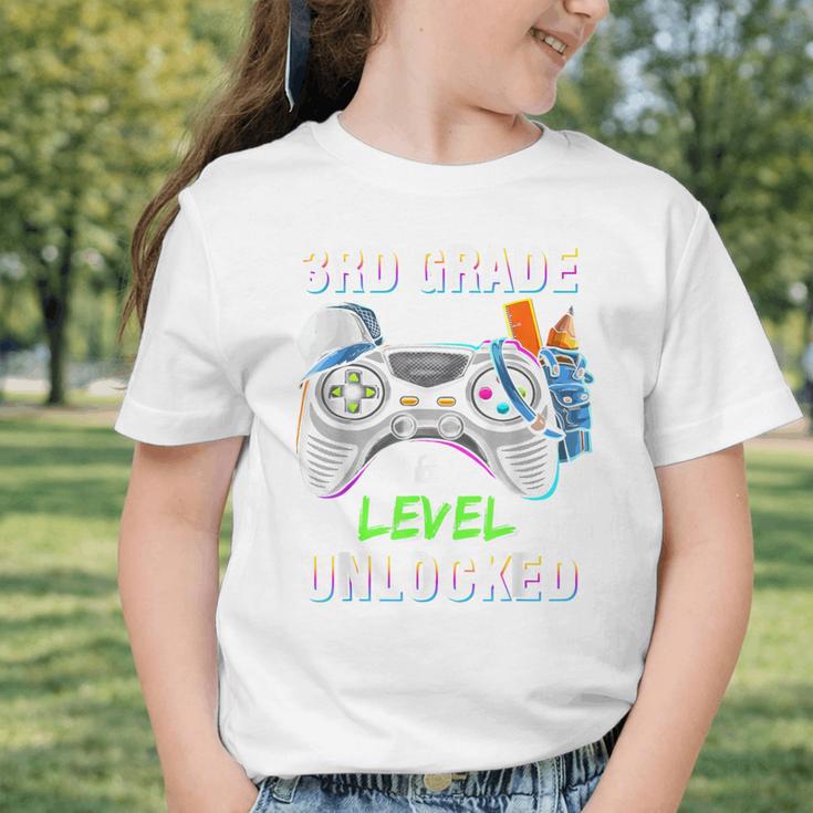 Level 3rd Grade Unlocked Back To School First Day Boys Kids Graphic Toddler T-Shirt Level 3rd Grade Unlocked Back To School First Day Boys Kids Graphic Toddler T-Shirt