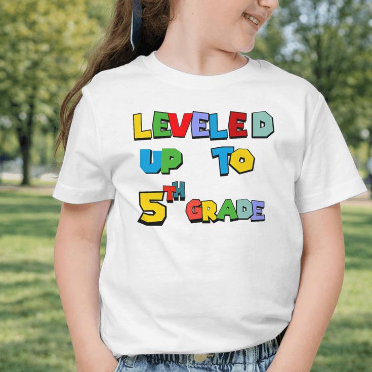 Leveled Up To 5th Grade Back To School Kids Boys Premium Tri-Blend Graphic Toddler T-Shirt Leveled Up To 5th Grade Back To School Kids Boys Premium Tri-Blend Graphic Toddler T-Shirt