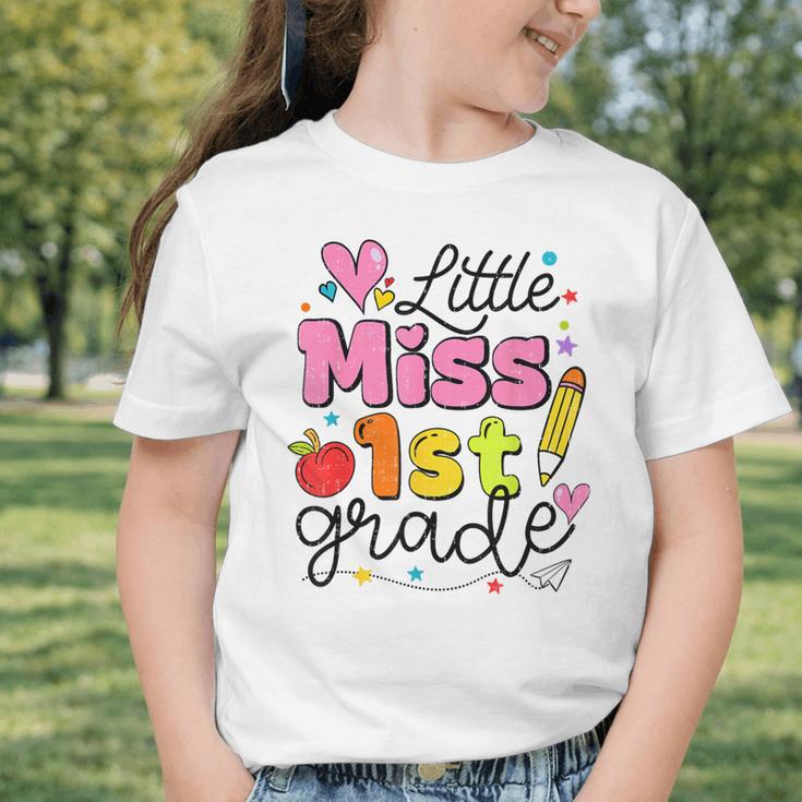 Little Miss 1st Grade Back To School Cute First Grade Girls Graphic Toddler T-Shirt Little Miss 1st Grade Back To School Cute First Grade Girls Graphic Toddler T-Shirt