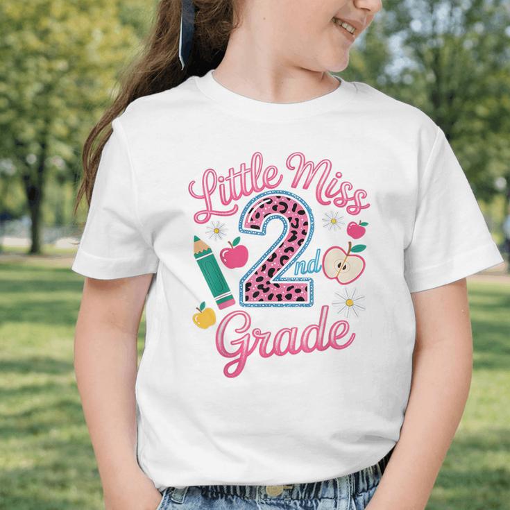 Little Miss 2nd Grade Grader Girls 1st Day Back To School Graphic Toddler T-Shirt Little Miss 2nd Grade Grader Girls 1st Day Back To School Graphic Toddler T-Shirt