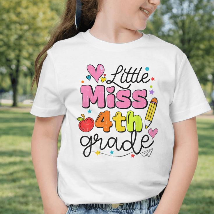 Little Miss 4th Grade Back To School Cute Fourth Grade Girls Graphic Toddler T-Shirt Little Miss 4th Grade Back To School Cute Fourth Grade Girls Graphic Toddler T-Shirt