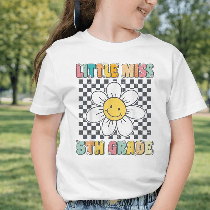 Little Miss 5th Grade Retro Groovy 5th Grade Back To School Graphic Toddler T-Shirt Little Miss 5th Grade Retro Groovy 5th Grade Back To School Graphic Toddler T-Shirt
