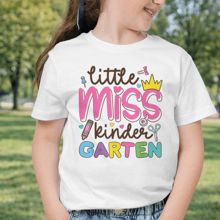 Little Miss Kindergarten First Day Back To School Girls Cute Graphic Toddler T-Shirt Little Miss Kindergarten First Day Back To School Girls Cute Graphic Toddler T-Shirt