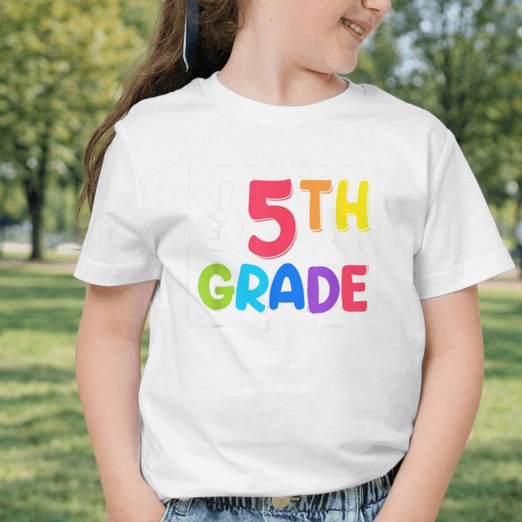 Look Out 5th Grade Here I Come Fifth Grade Back To School Graphic Toddler T-Shirt