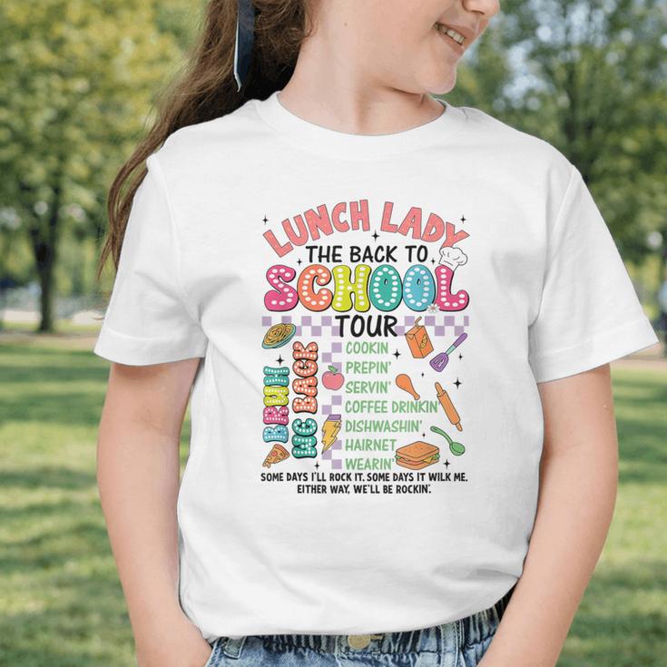 Lunch Cafeteria Crew Lady Back To School Tour Graphic Toddler T-Shirt Lunch Cafeteria Crew Lady Back To School Tour Graphic Toddler T-Shirt
