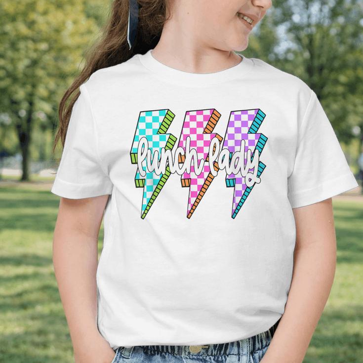 Lunch Lady Back To School Checkered First Day Of School Graphic Toddler T-Shirt Lunch Lady Back To School Checkered First Day Of School Graphic Toddler T-Shirt