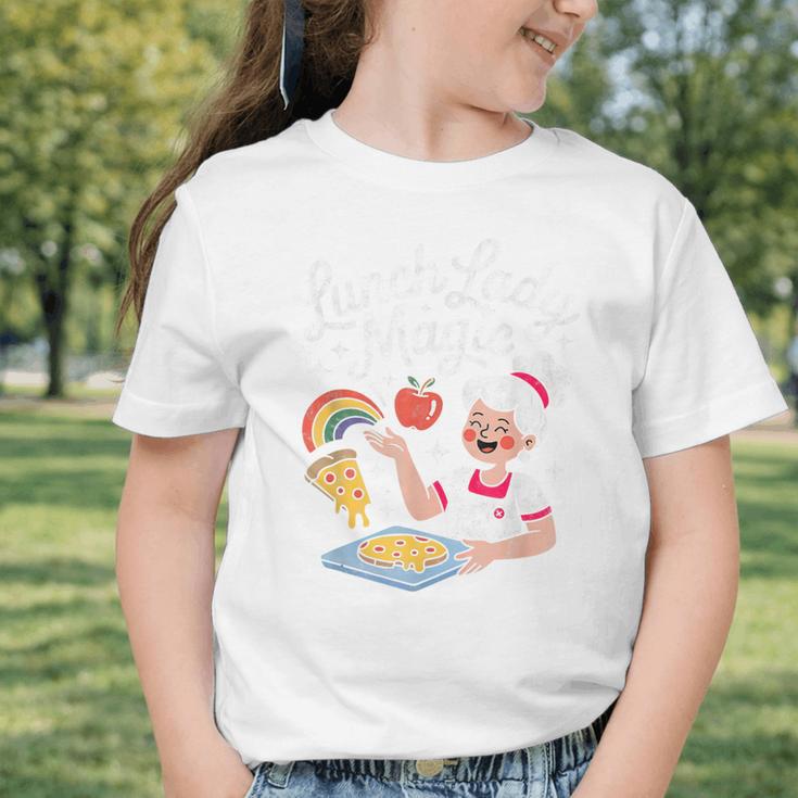 Lunch Lady Magic Cafeteria Worker Back To School Women Girls Graphic Toddler T-Shirt