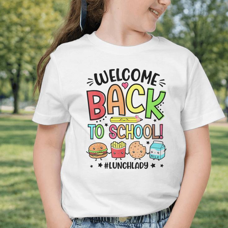 Lunch Lady Welcome Back To School 1st Day Of School Graphic Toddler T-Shirt Lunch Lady Welcome Back To School 1st Day Of School Graphic Toddler T-Shirt