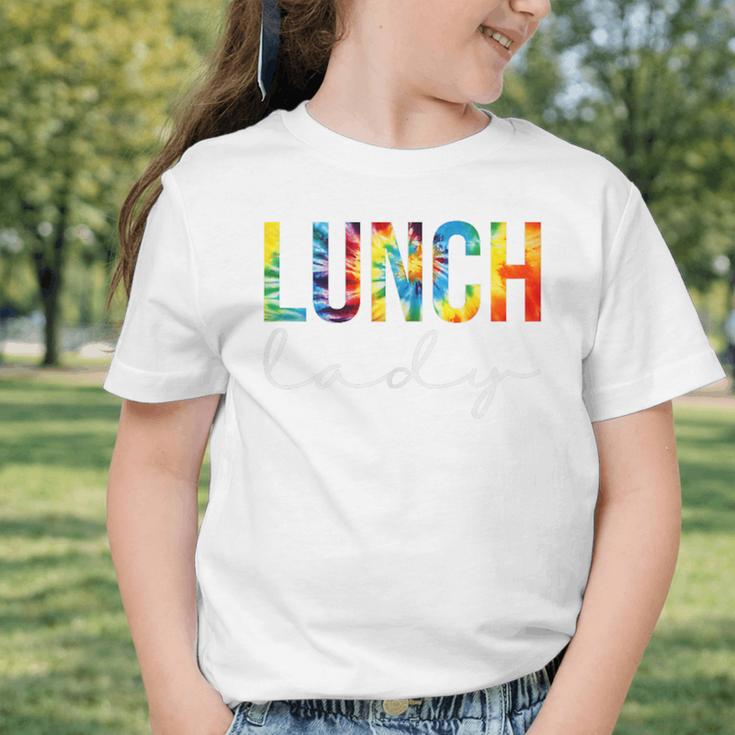 Lunch Lady For Work Tie Dye Back To School Appreciation Day Graphic Toddler T-Shirt Lunch Lady For Work Tie Dye Back To School Appreciation Day Graphic Toddler T-Shirt