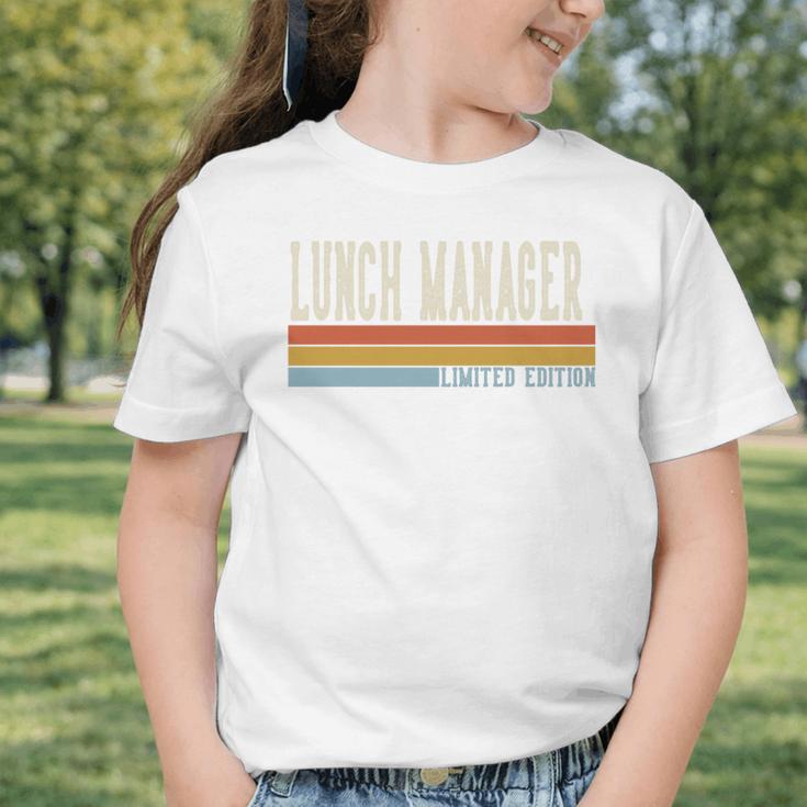 Lunch Manager Week Retro Vintage Back To School Day Premium Tri-Blend Graphic Toddler T-Shirt Lunch Manager Week Retro Vintage Back To School Day Premium Tri-Blend Graphic Toddler T-Shirt