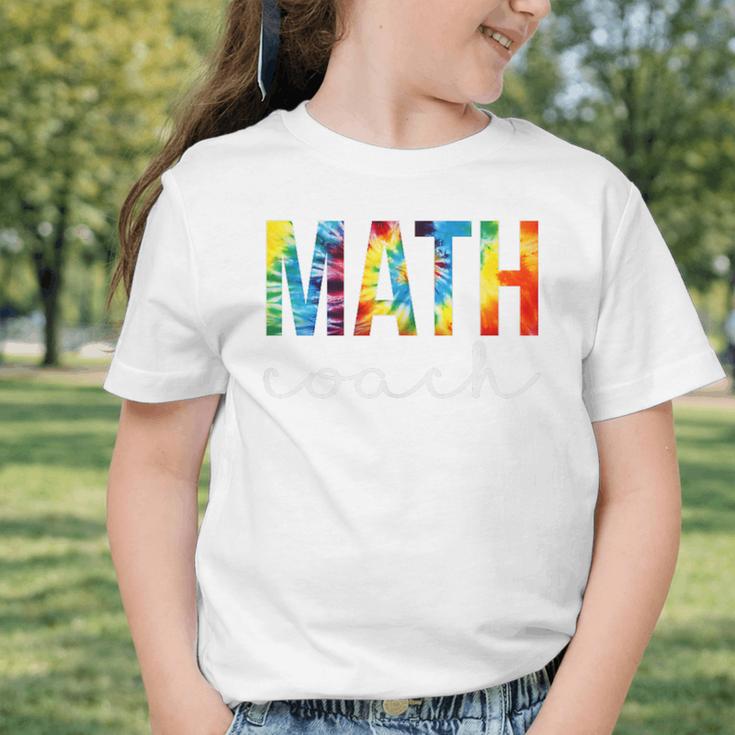 Math Coach For Work Tie Dye Back To School Appreciation Day Graphic Toddler T-Shirt Math Coach For Work Tie Dye Back To School Appreciation Day Graphic Toddler T-Shirt