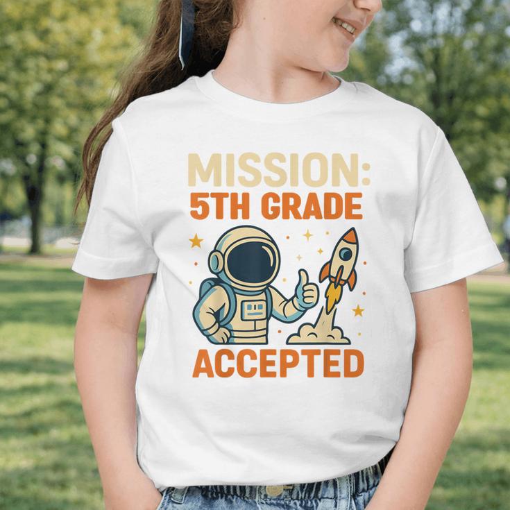 Mission Fifth 5th Grade Accepted Astronaut Back To School Graphic Toddler T-Shirt Mission Fifth 5th Grade Accepted Astronaut Back To School Graphic Toddler T-Shirt