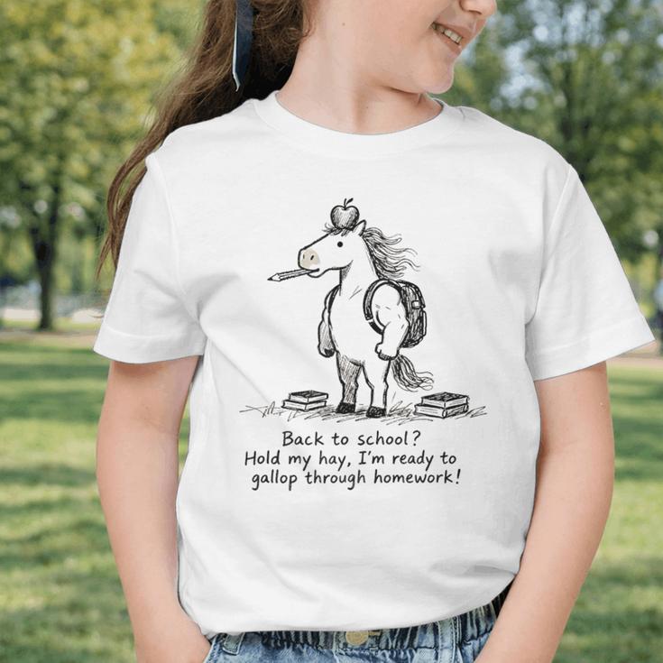 Naive Horse Doodle Back To School Gallop Homework Art Graphic Toddler T-Shirt Naive Horse Doodle Back To School Gallop Homework Art Graphic Toddler T-Shirt