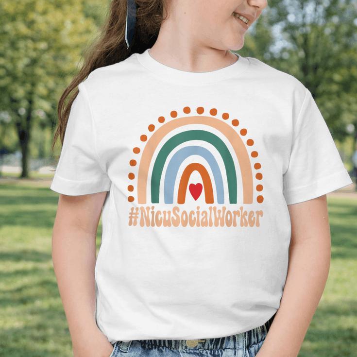 Nicu Social Worker Rainbow Appreciation Day Back To School Graphic Toddler T-Shirt Nicu Social Worker Rainbow Appreciation Day Back To School Graphic Toddler T-Shirt