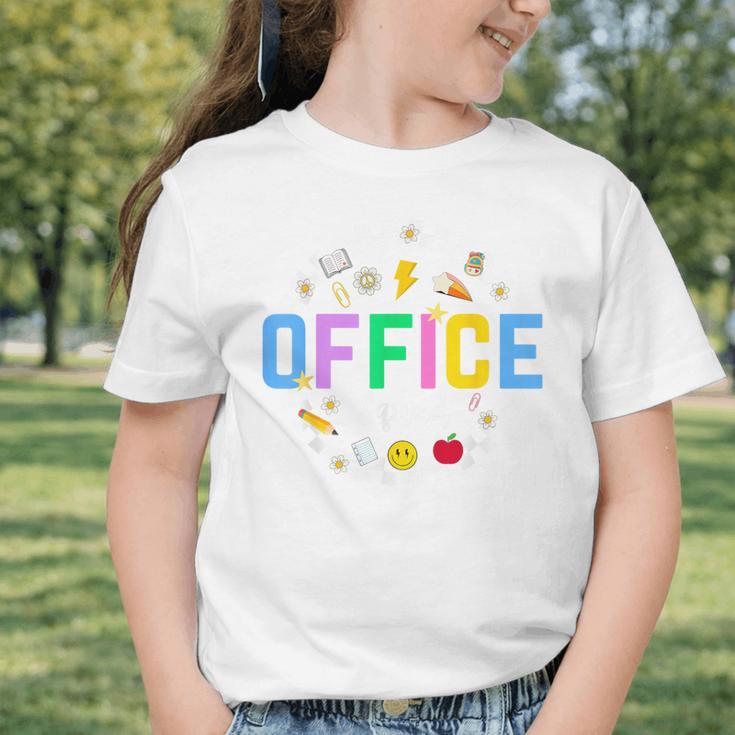 Office Squad Back To School Happy First Day Of School Graphic Toddler T-Shirt