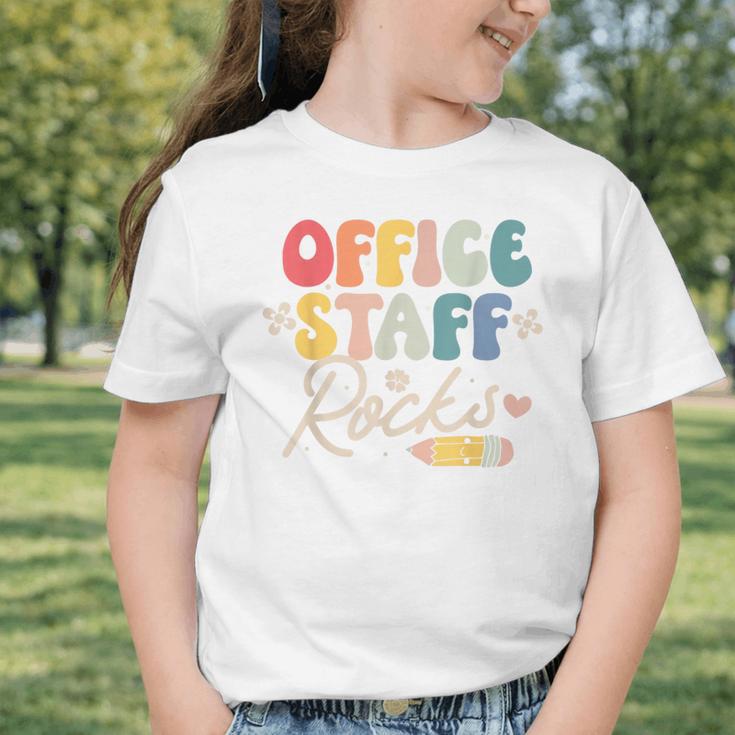 Office Staff Rocks Back To School Secretary Administrative Graphic Toddler T-Shirt Office Staff Rocks Back To School Secretary Administrative Graphic Toddler T-Shirt