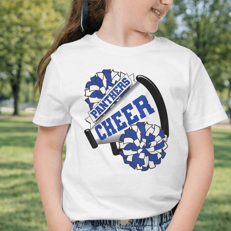 Panthers Cheer Back To School Cheerleading Spirit B Graphic Toddler T-Shirt