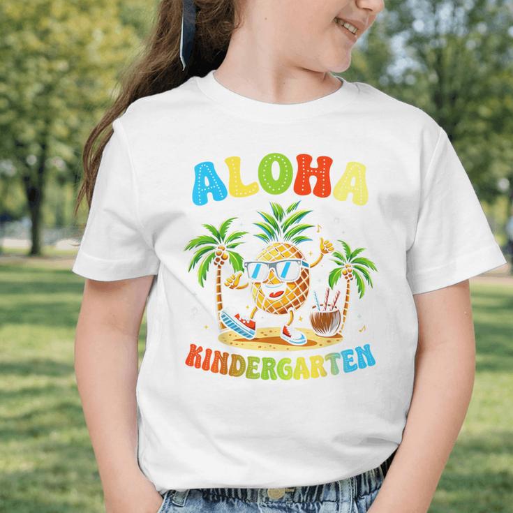 Pinapple Beach Back To School Day Aloha Kindergarten Graphic Toddler T-Shirt Pinapple Beach Back To School Day Aloha Kindergarten Graphic Toddler T-Shirt