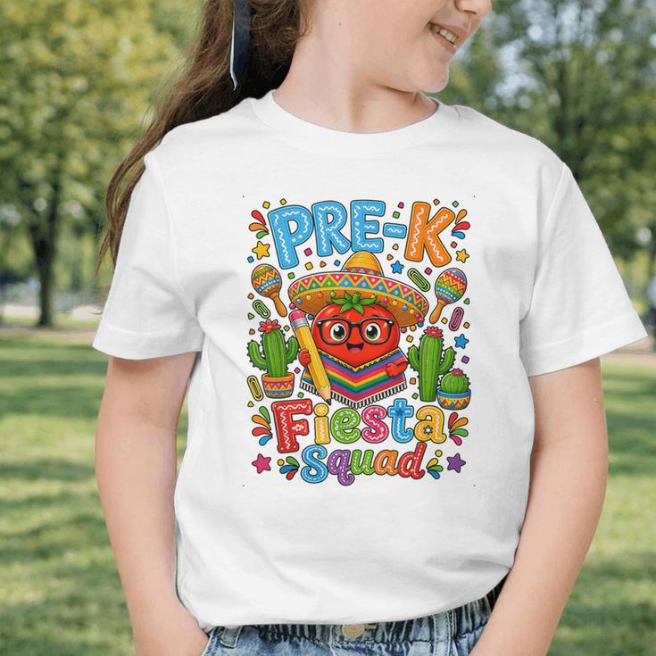 Pre-K Fiesta Squad Cute Tomato Back To School Party Graphic Toddler T-Shirt Pre-K Fiesta Squad Cute Tomato Back To School Party Graphic Toddler T-Shirt