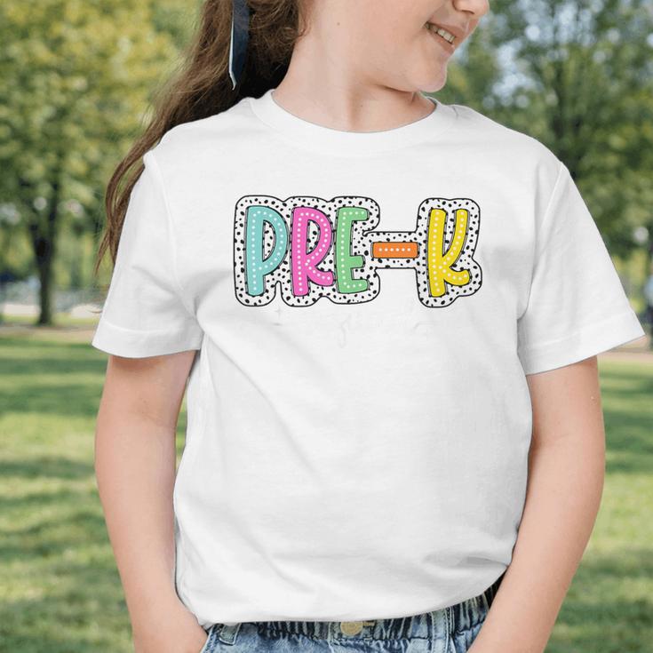 Pre-k Squad Back To School Dalmatian Dots Graphic Toddler T-Shirt Pre-k Squad Back To School Dalmatian Dots Graphic Toddler T-Shirt