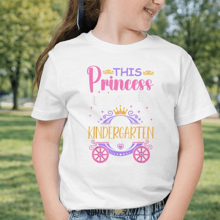 This Princess Is Going To Kindergarten Back To School Girl Graphic Toddler T-Shirt
