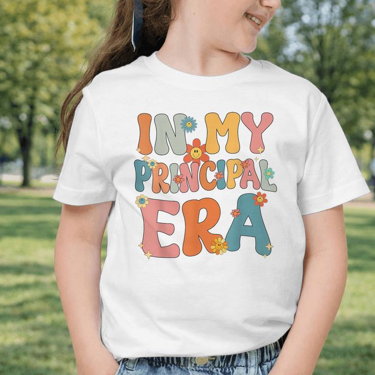 In My Principal Era Retro Groovy Back To School Principal Graphic Toddler T-Shirt In My Principal Era Retro Groovy Back To School Principal Graphic Toddler T-Shirt