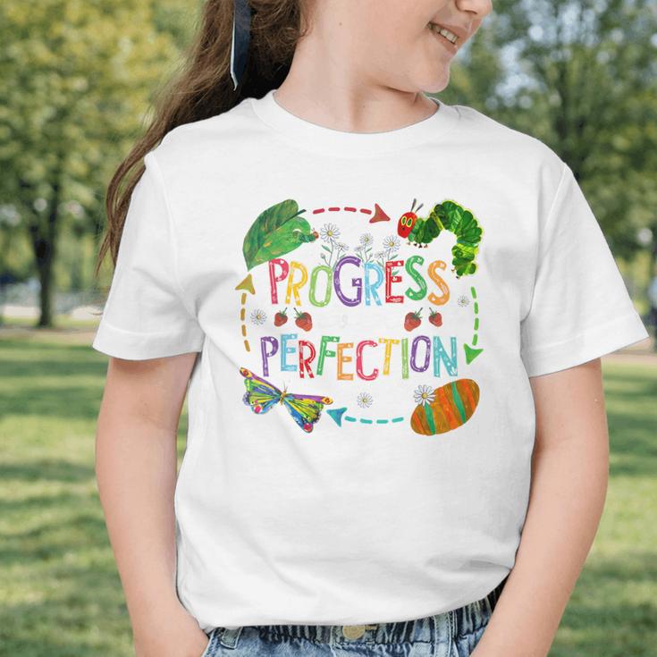 Progress Over Perfection Back To School Tee Graphic Toddler T-Shirt