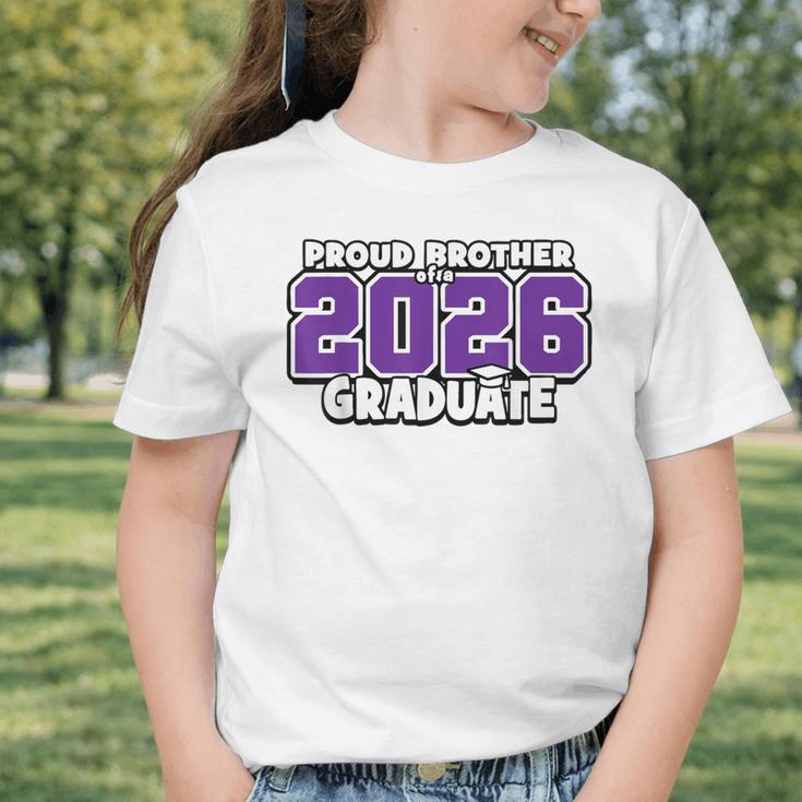 Proud Brother Of 2026 Graduate Matching Back To School P Graphic Toddler T-Shirt