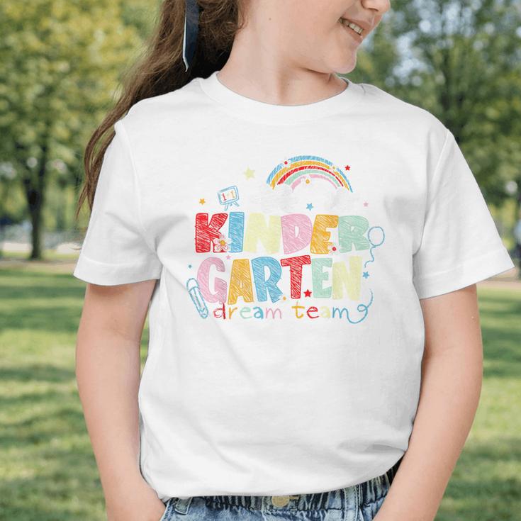 Rainbow Kindergarten Dream Painting Team Back To School Graphic Toddler T-Shirt Rainbow Kindergarten Dream Painting Team Back To School Graphic Toddler T-Shirt