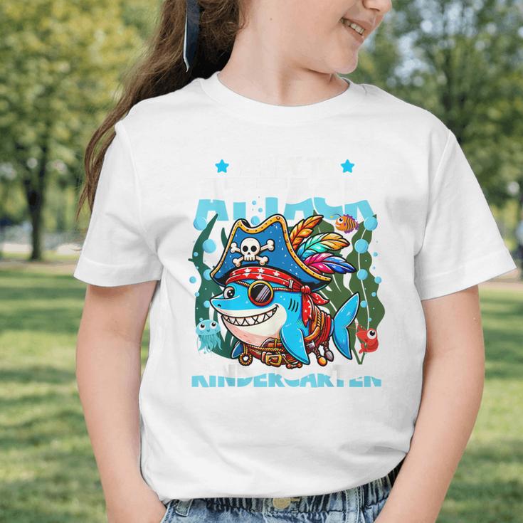 Ready To Attack Kindergarten Pirate Shark Back To School Graphic Toddler T-Shirt Ready To Attack Kindergarten Pirate Shark Back To School Graphic Toddler T-Shirt