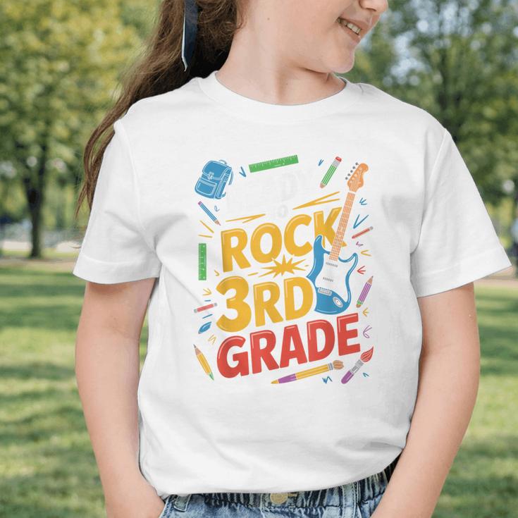 Ready To Rock 3rd Grade Music Back To School Graphic Toddler T-Shirt Ready To Rock 3rd Grade Music Back To School Graphic Toddler T-Shirt