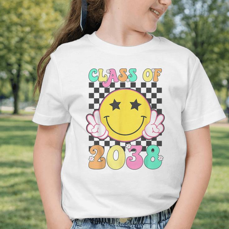 Retro Class Of 2038 Grow With Me Back To School Kindergarten Graphic Toddler T-Shirt Retro Class Of 2038 Grow With Me Back To School Kindergarten Graphic Toddler T-Shirt