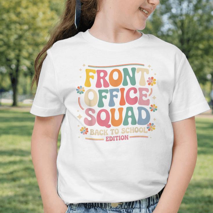 Retro Front Office Squad Back To School Edition Graphic Toddler T-Shirt Retro Front Office Squad Back To School Edition Graphic Toddler T-Shirt