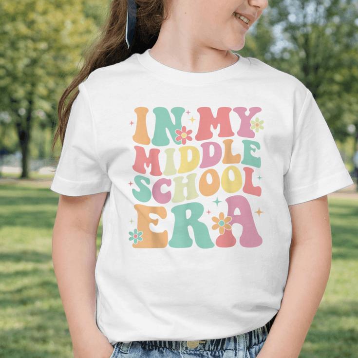 Retro Groovy In My Middle School Era Back To School Graphic Toddler T-Shirt