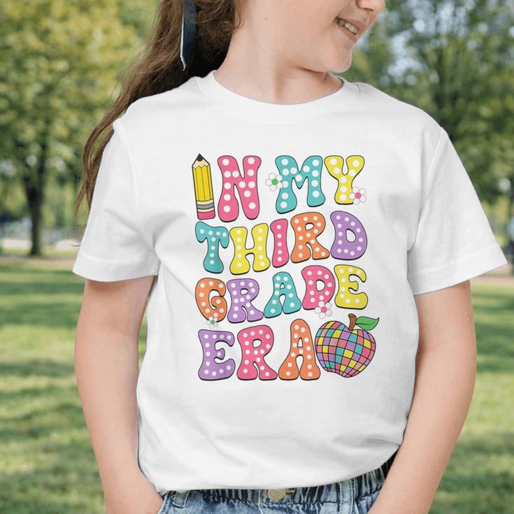 Retro Groovy In My Third Grade Era First Day Back To School Graphic Toddler T-Shirt Retro Groovy In My Third Grade Era First Day Back To School Graphic Toddler T-Shirt