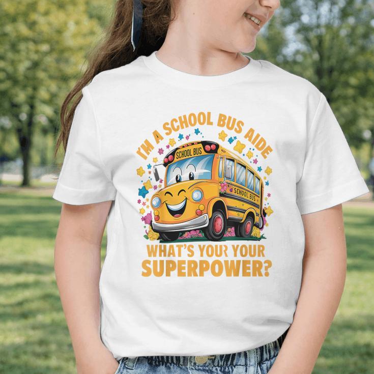 I Am A School Bus Aide Back To School Graphic Toddler T-Shirt I Am A School Bus Aide Back To School Graphic Toddler T-Shirt